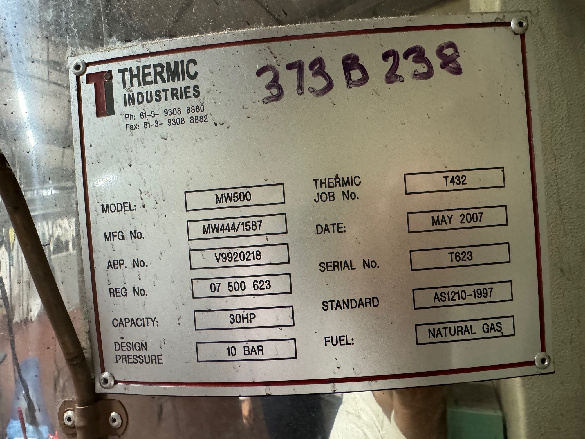 30HP Boiler