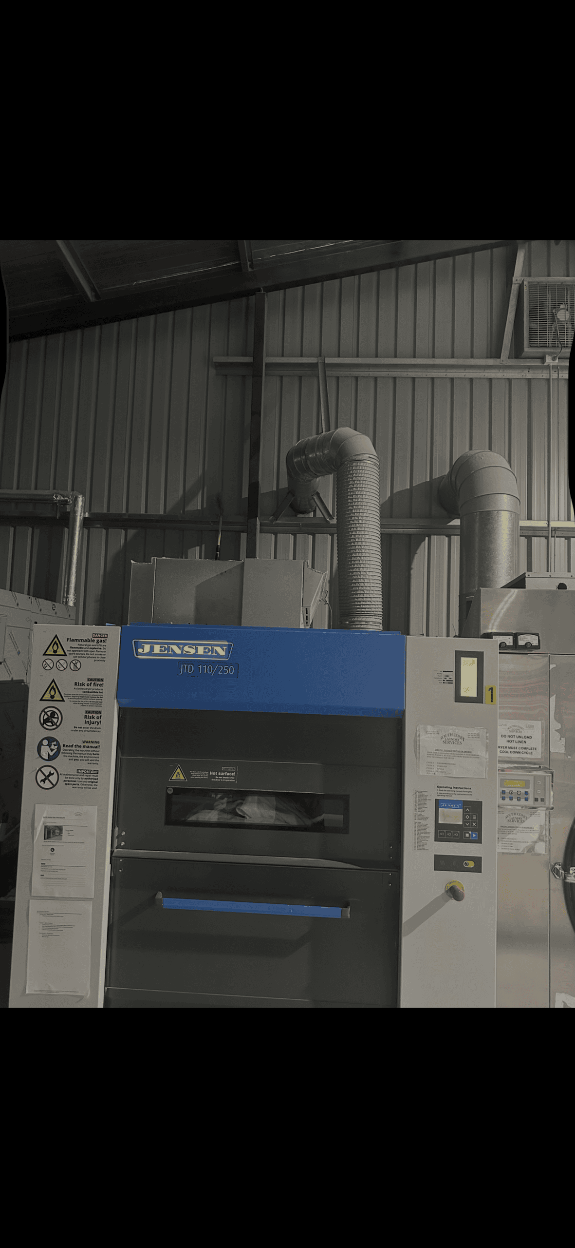Jensen 100kg dryer